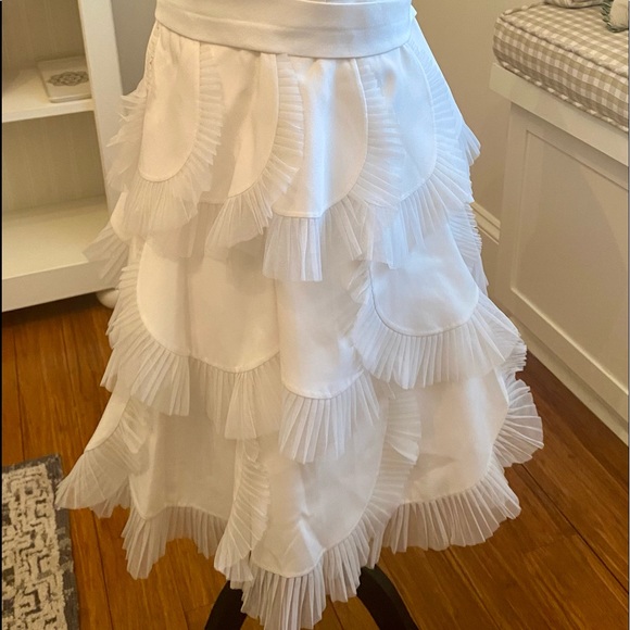 BCBG white cocktail dress size 4 - Picture 3 of 6